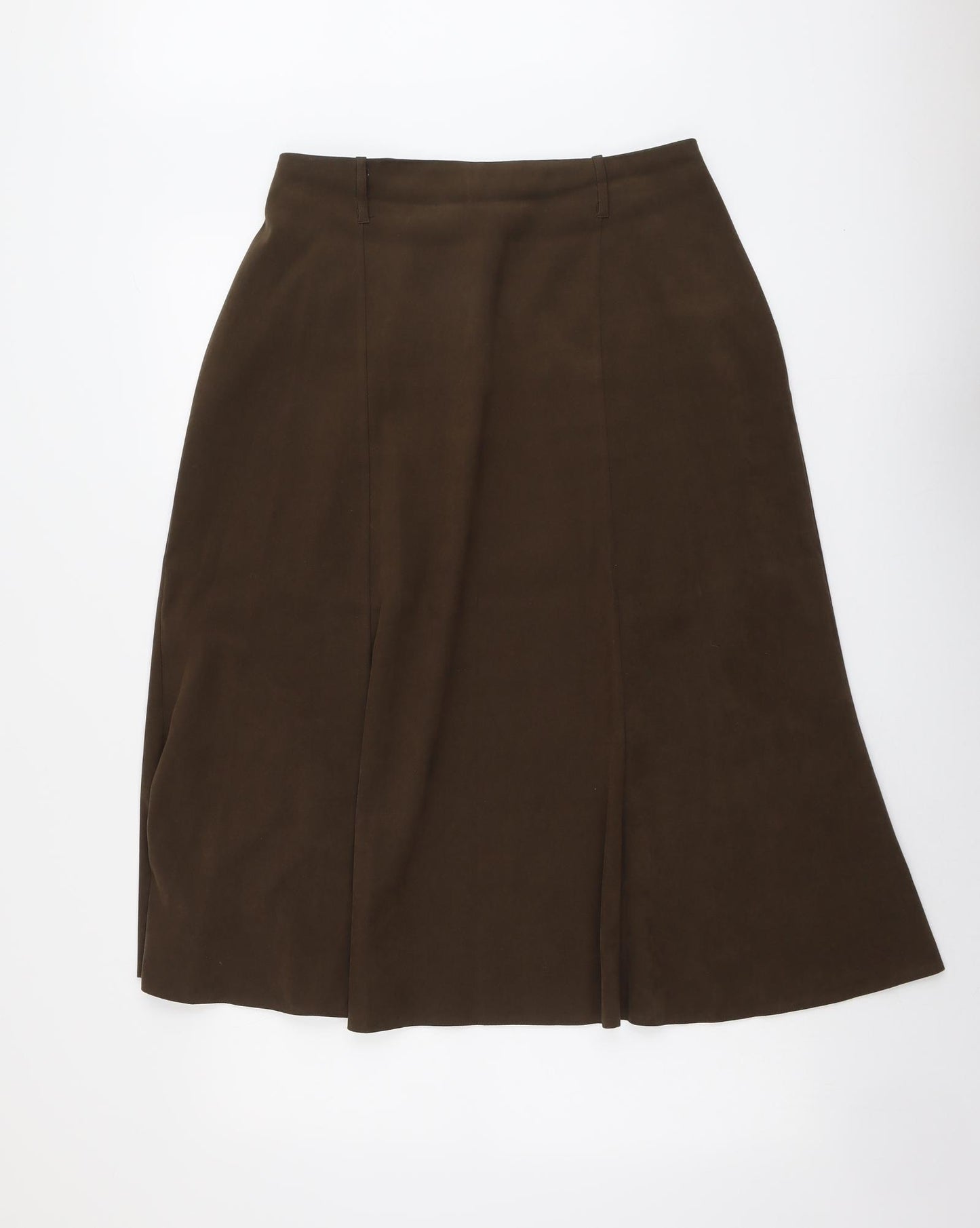 Saloos Womens Green Polyester Swing Skirt Size 18
