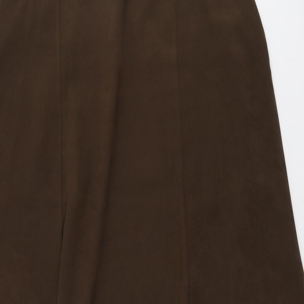 Saloos Womens Green Polyester Swing Skirt Size 18
