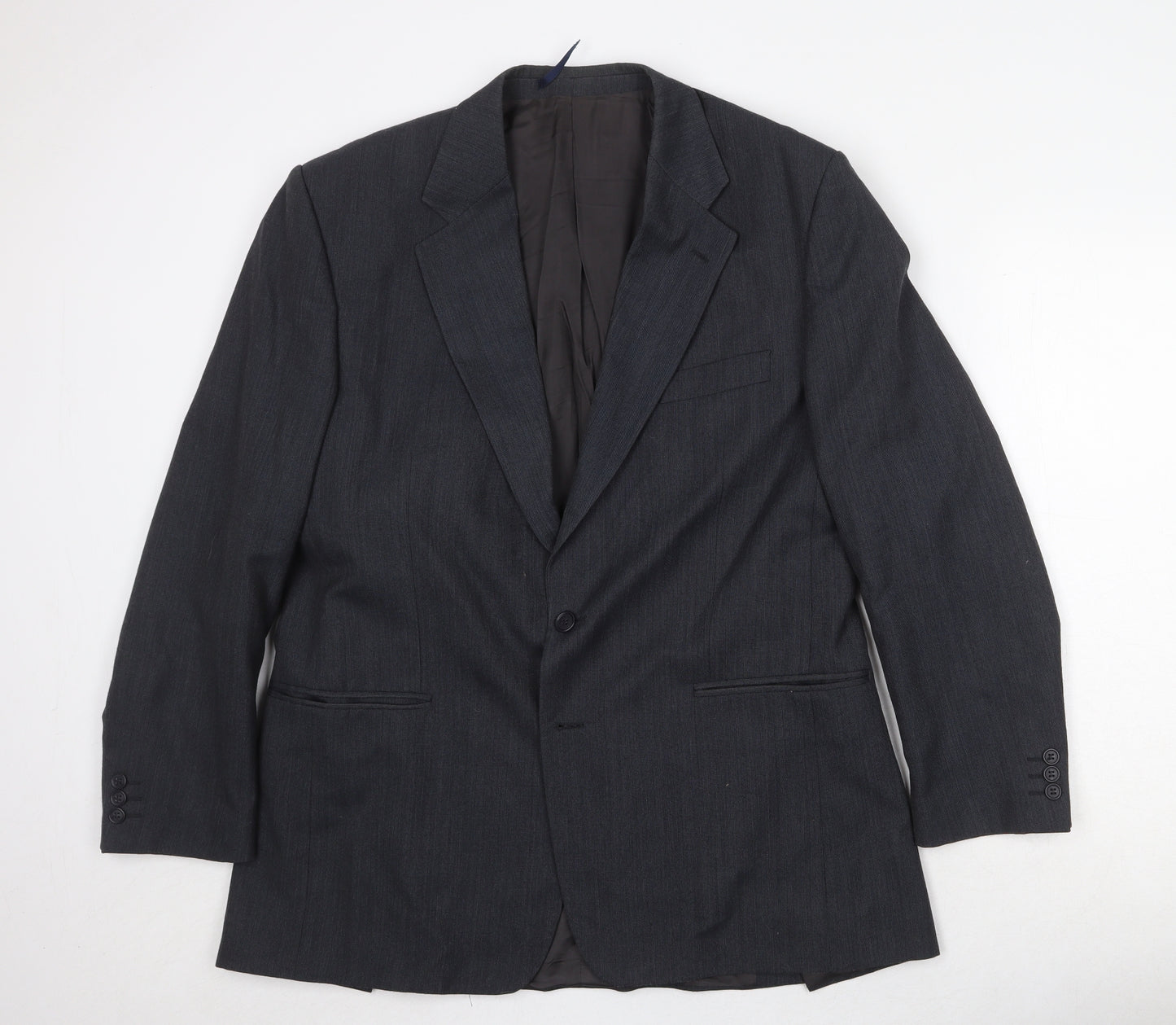 Scott International Mens Grey Polyester Jacket Suit Jacket Size 44 Regular