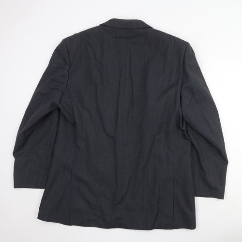 Scott International Mens Grey Polyester Jacket Suit Jacket Size 44 Regular