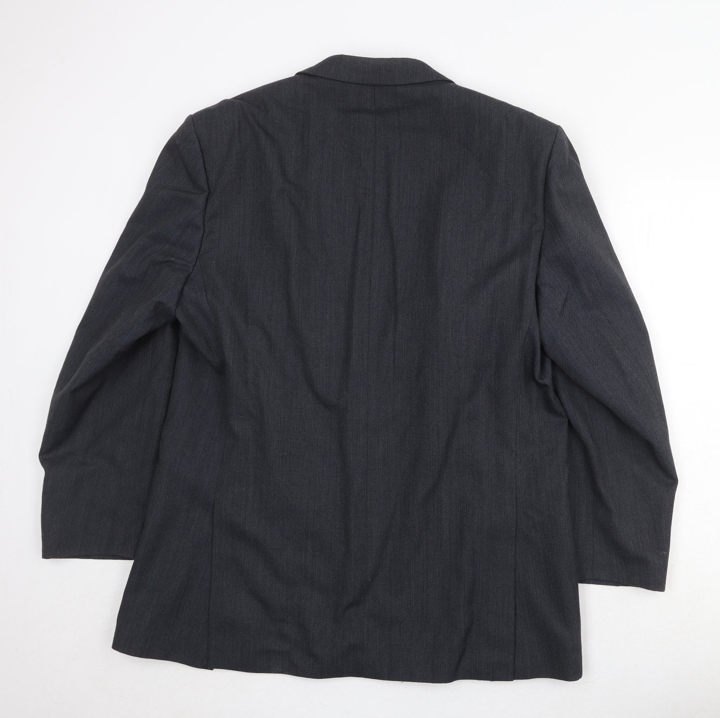 Scott International Mens Grey Polyester Jacket Suit Jacket Size 44 Regular