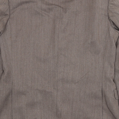 Marks and Spencer Mens Beige Polyester Jacket Suit Jacket Size 38 Regular