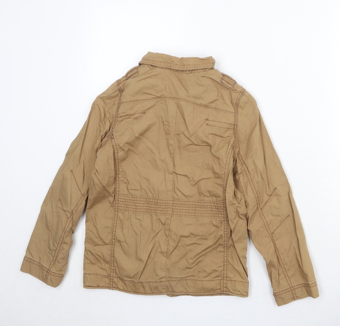 NEXT Girls Brown Jacket Size 8 Years Zip