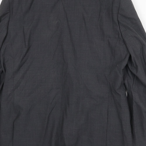 Marks and Spencer Mens Grey Wool Jacket Suit Jacket Size 42 Regular