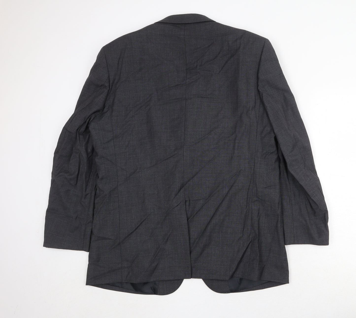 Brook Taverner Mens Grey Wool Jacket Suit Jacket Size 44 Regular