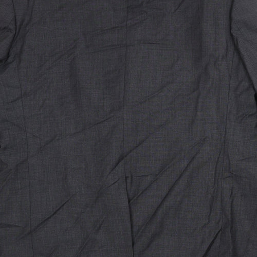 Brook Taverner Mens Grey Wool Jacket Suit Jacket Size 44 Regular