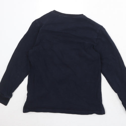 NEXT Boys Blue 100% Cotton Pullover Sweatshirt Size 9 Years Pullover - Think Outside The Box
