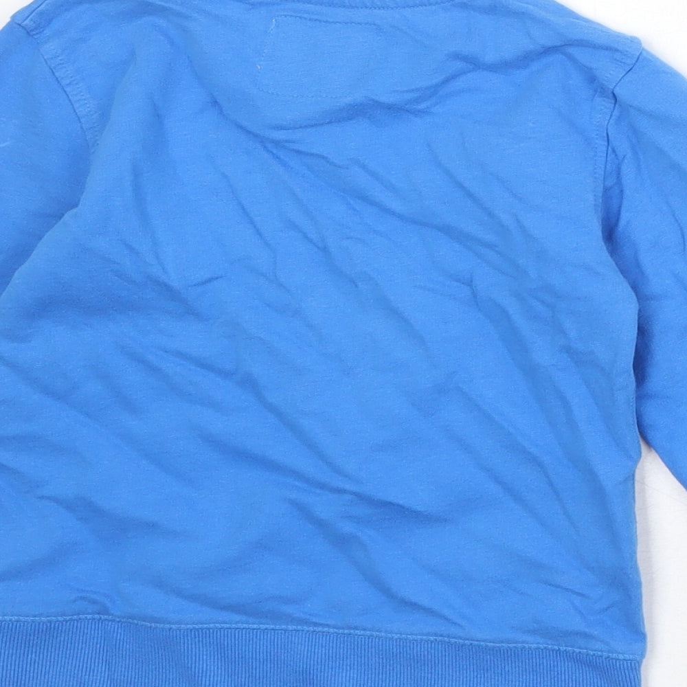 NEXT Boys Blue 100% Cotton Pullover Sweatshirt Size 5 Years Pullover - Brooklyn New York
