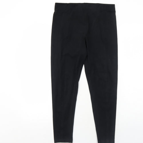 Marks and Spencer Womens Black Polyester Jogger Leggings Size 12