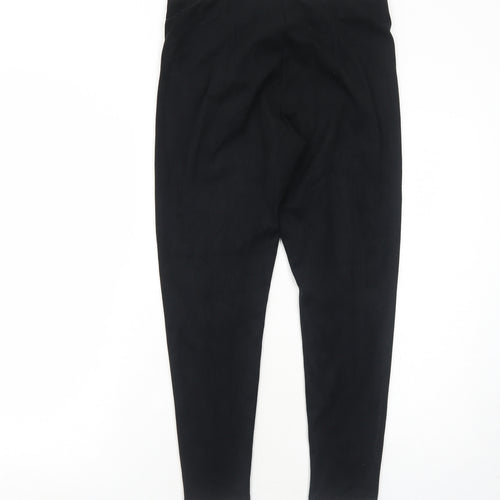 Marks and Spencer Womens Black Polyester Jogger Leggings Size 12