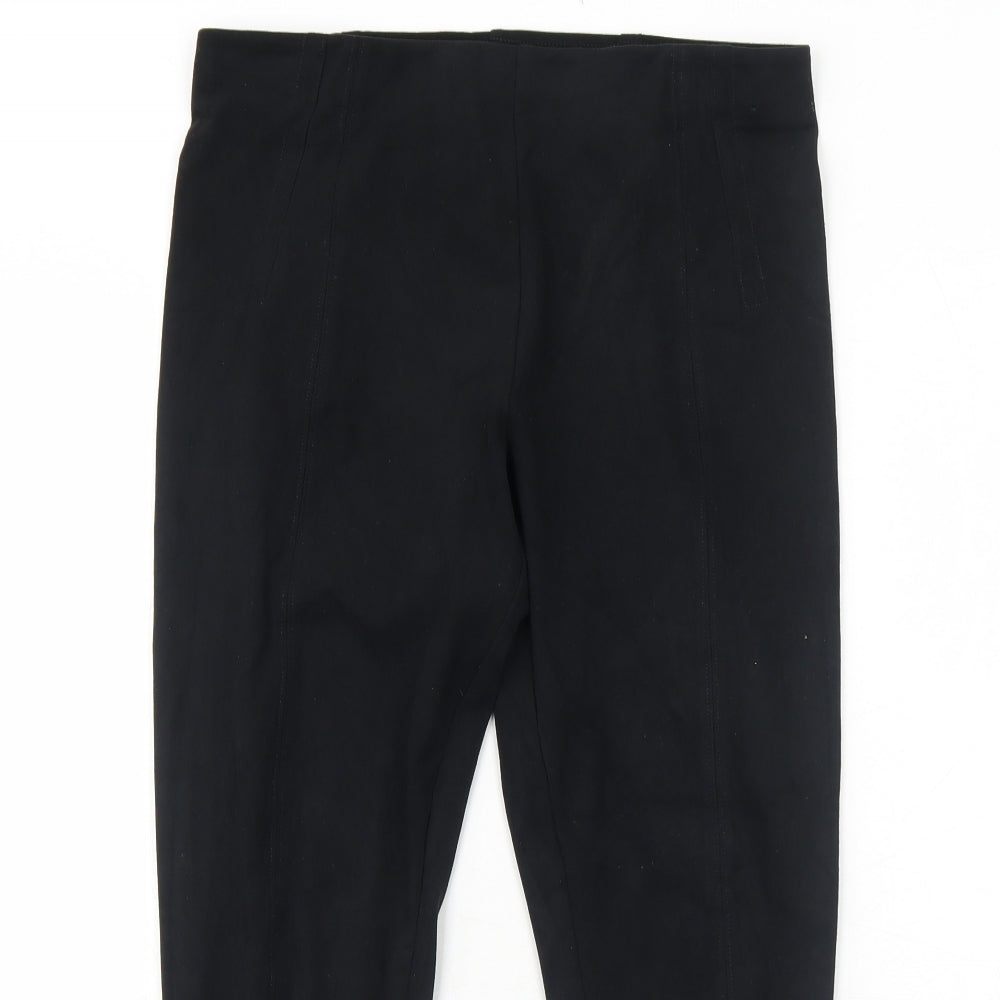 Marks and Spencer Womens Black Polyester Jogger Leggings Size 12