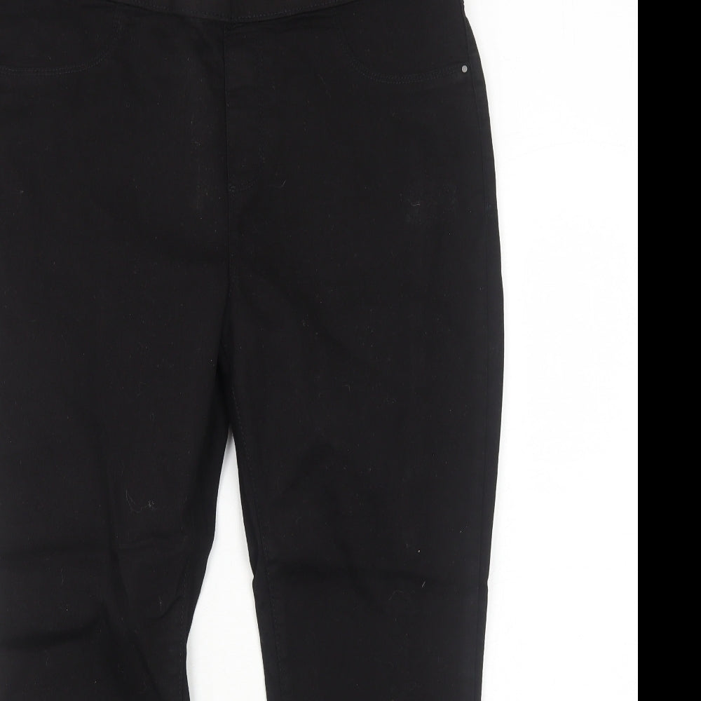Dorothy Perkins Womens Black Cotton Jegging Jeans Size 16 Regular