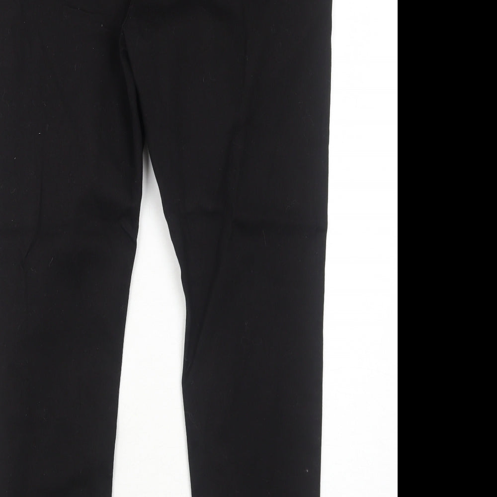 Dorothy Perkins Womens Black Cotton Jegging Jeans Size 16 Regular