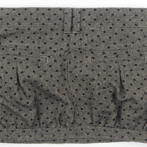 Tape a aloeil Girls Brown Polka Dot Polyester Bandage Skirt Size 5 Years Regular Zip