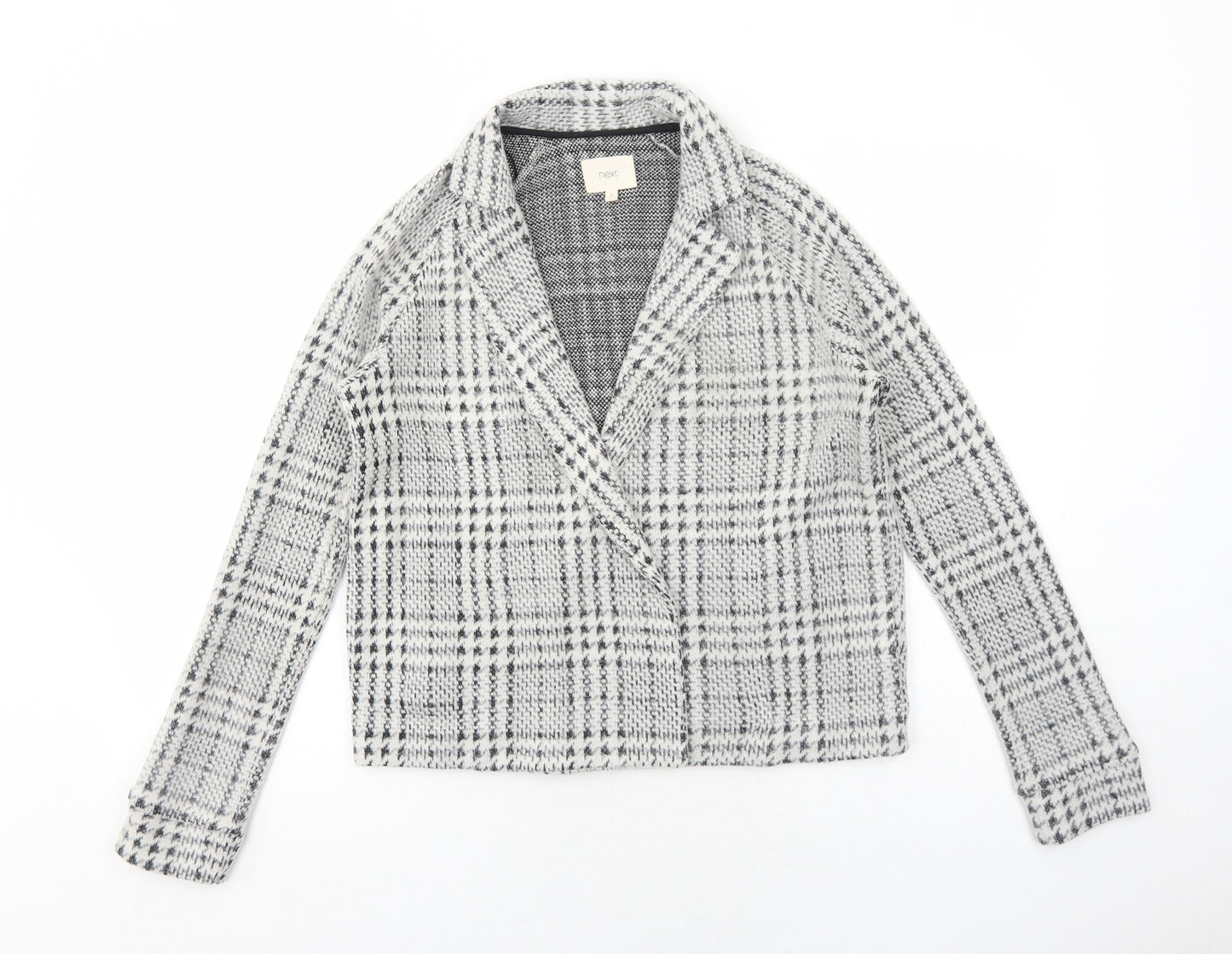 NEXT Womens Grey Geometric Jacket Blazer Size 6