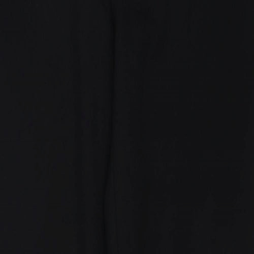 New Look Womens Black Polyester Trousers Size 12 Regular Zip