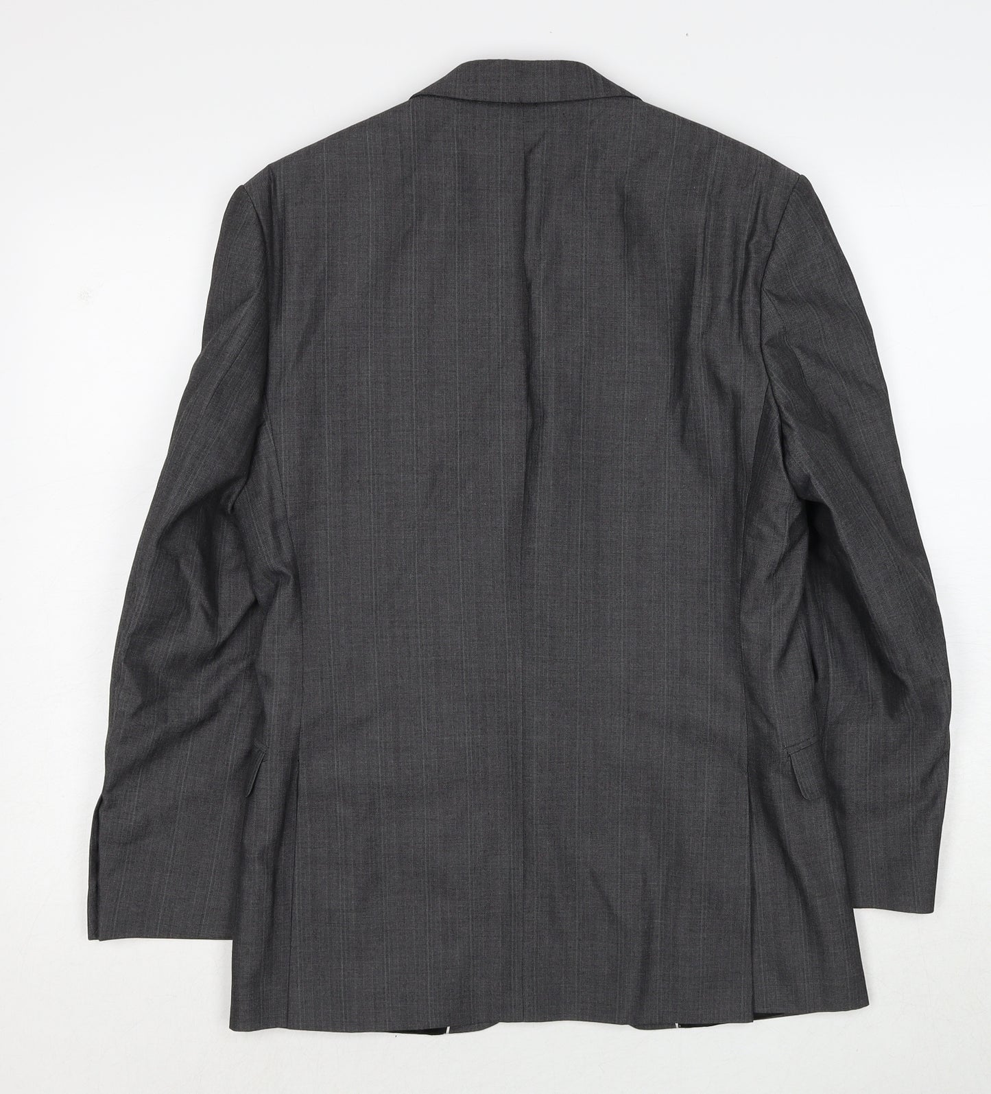 Red Herring Mens Grey Polyester Jacket Suit Jacket Size 36 Regular