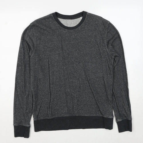 Stanley Mens Grey Cotton Pullover Sweatshirt Size M