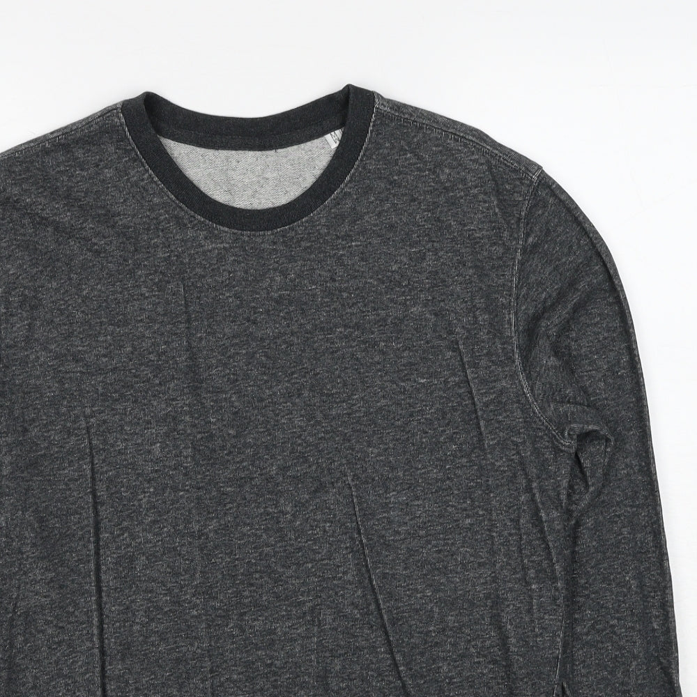 Stanley Mens Grey Cotton Pullover Sweatshirt Size M