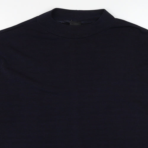 ELVI Womens Blue Polyester Basic T-Shirt Size XL Round Neck - Label size 3