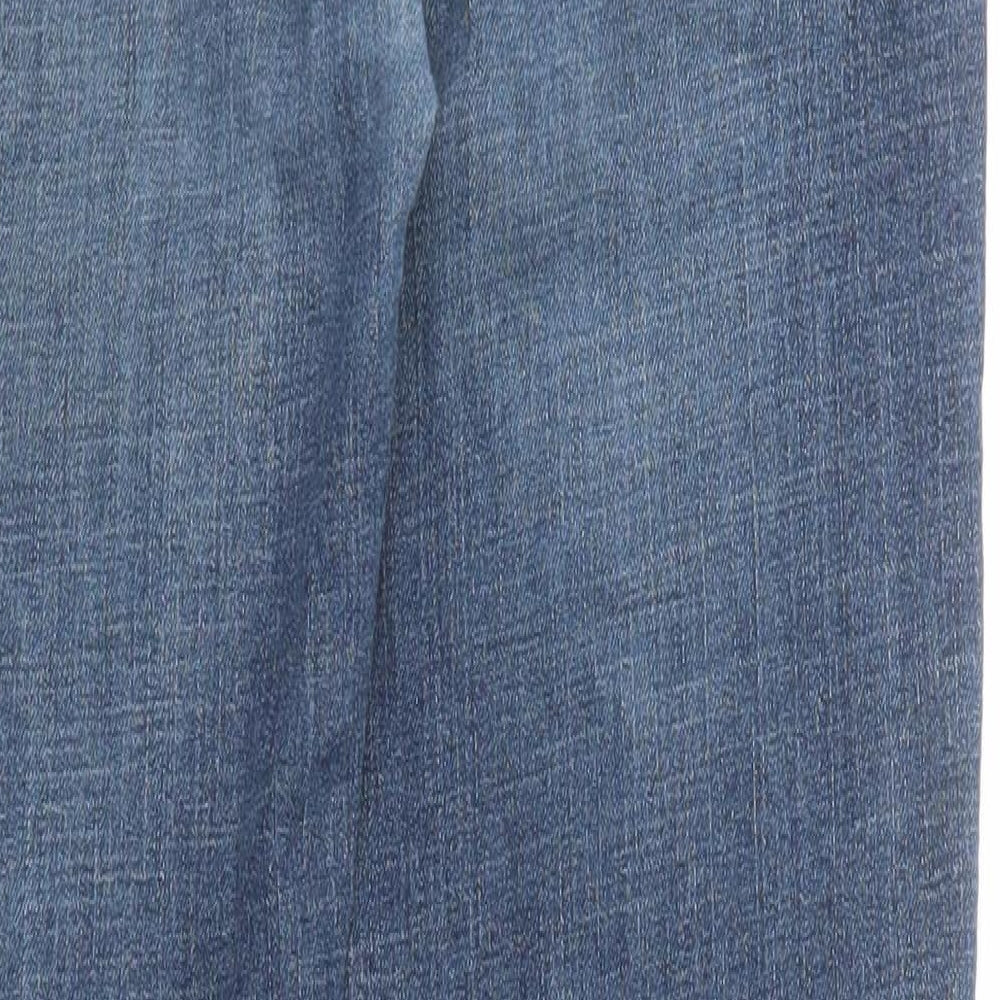 Gap Mens Blue Cotton Straight Jeans Size 32 in L30 in Regular Zip