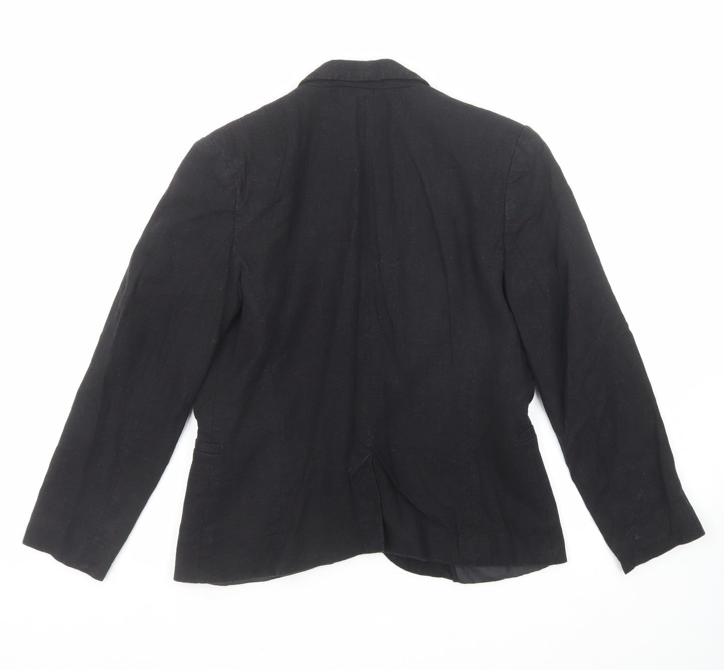 ASOS Womens Black Jacket Blazer Size 10 Button