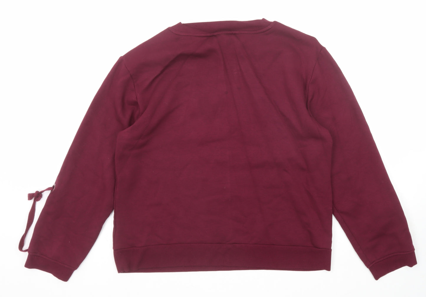 Marks and Spencer Womens Purple Viscose Pullover Sweatshirt Size 14 Pullover