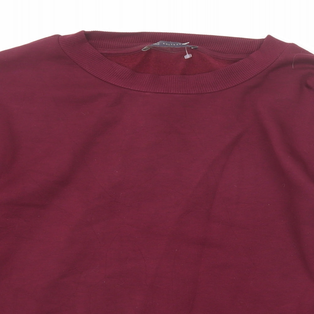 Marks and Spencer Womens Purple Viscose Pullover Sweatshirt Size 14 Pullover