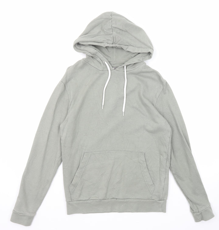 ASOS Womens Green Cotton Pullover Hoodie Size XS Pullover