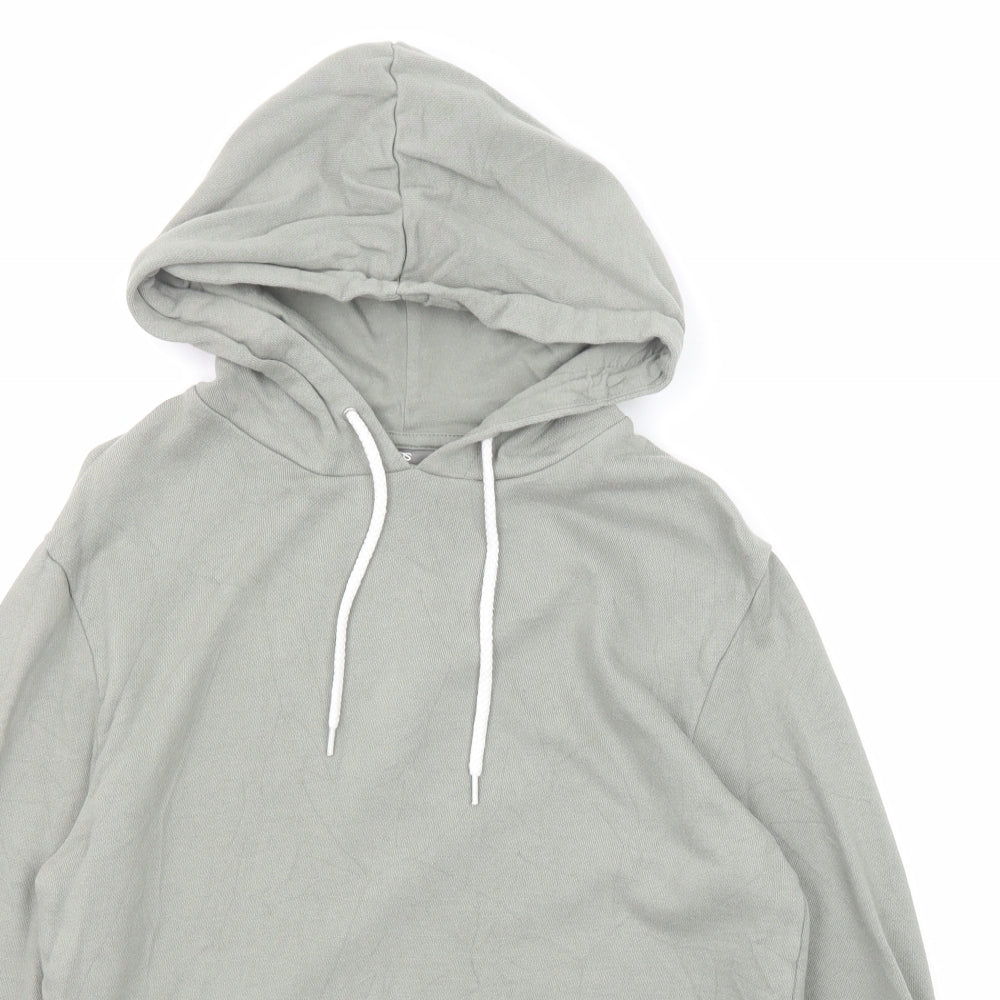 ASOS Womens Green Cotton Pullover Hoodie Size XS Pullover