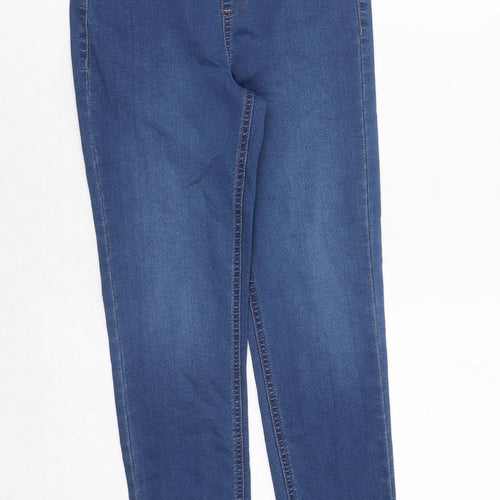 Marks and Spencer Womens Blue Cotton Jegging Jeans Size 6 Regular