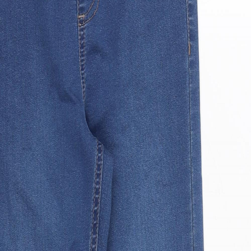 Marks and Spencer Womens Blue Cotton Jegging Jeans Size 6 Regular
