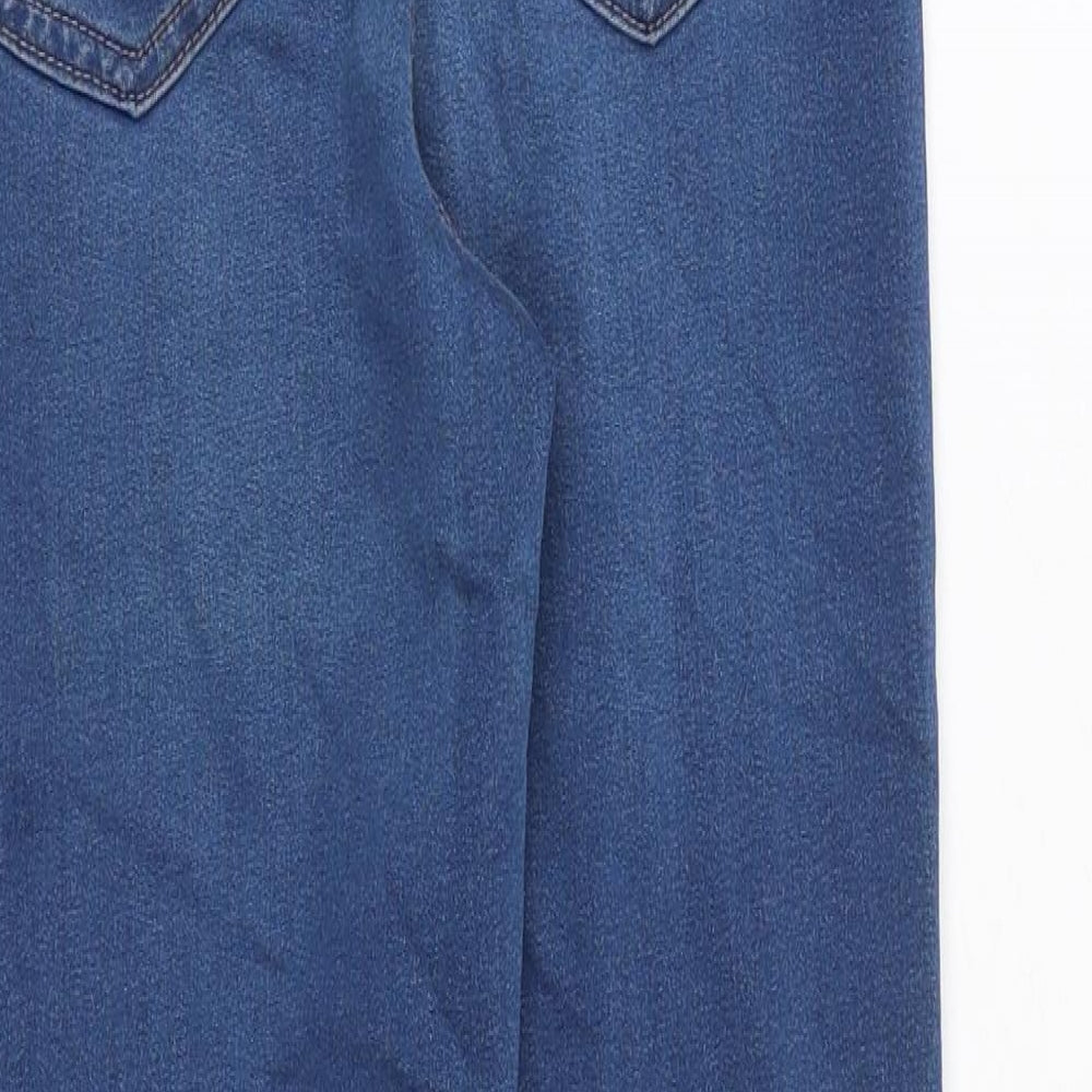 Marks and Spencer Womens Blue Cotton Jegging Jeans Size 6 Regular