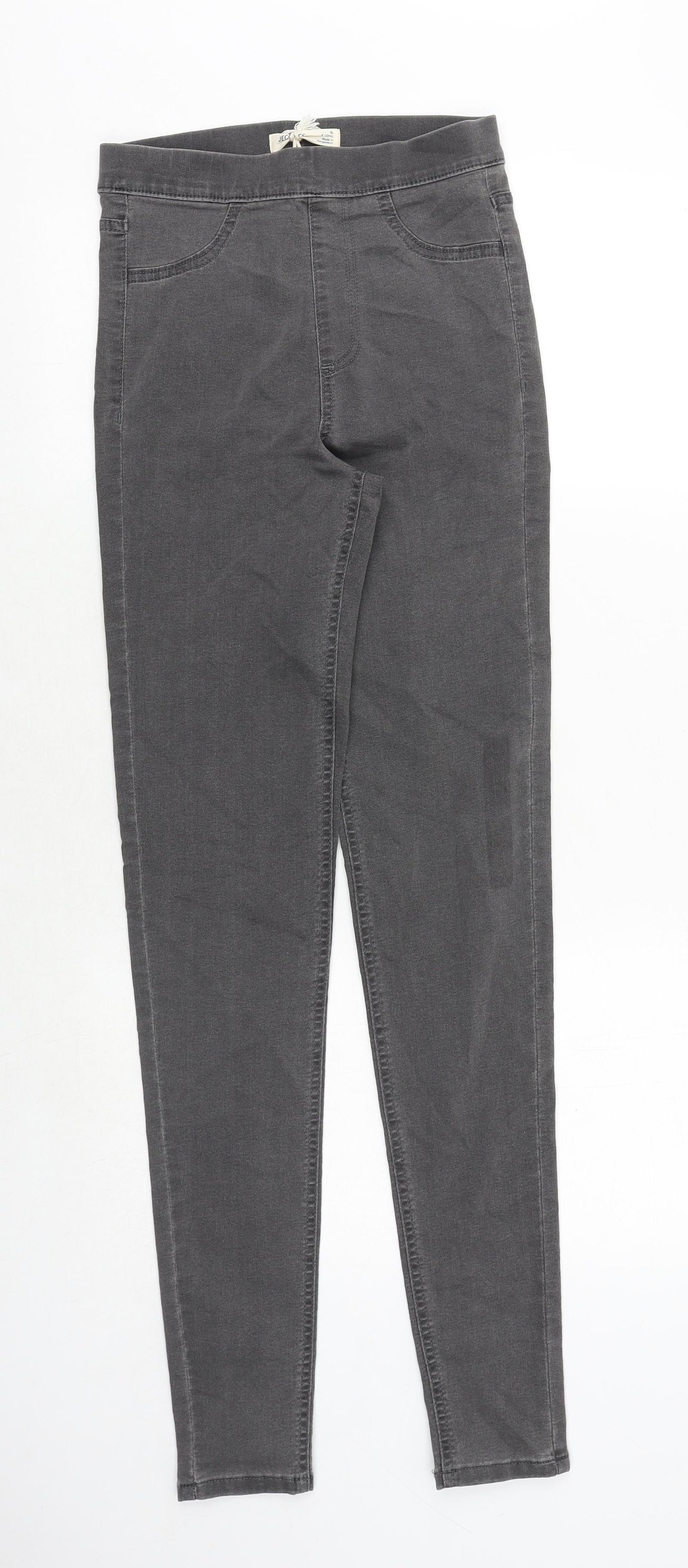 Marks and Spencer Womens Green Cotton Jegging Jeans Size 6 Regular