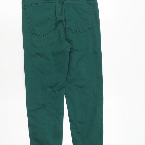 Marks and Spencer Womens Green Cotton Jegging Jeans Size 6 Regular