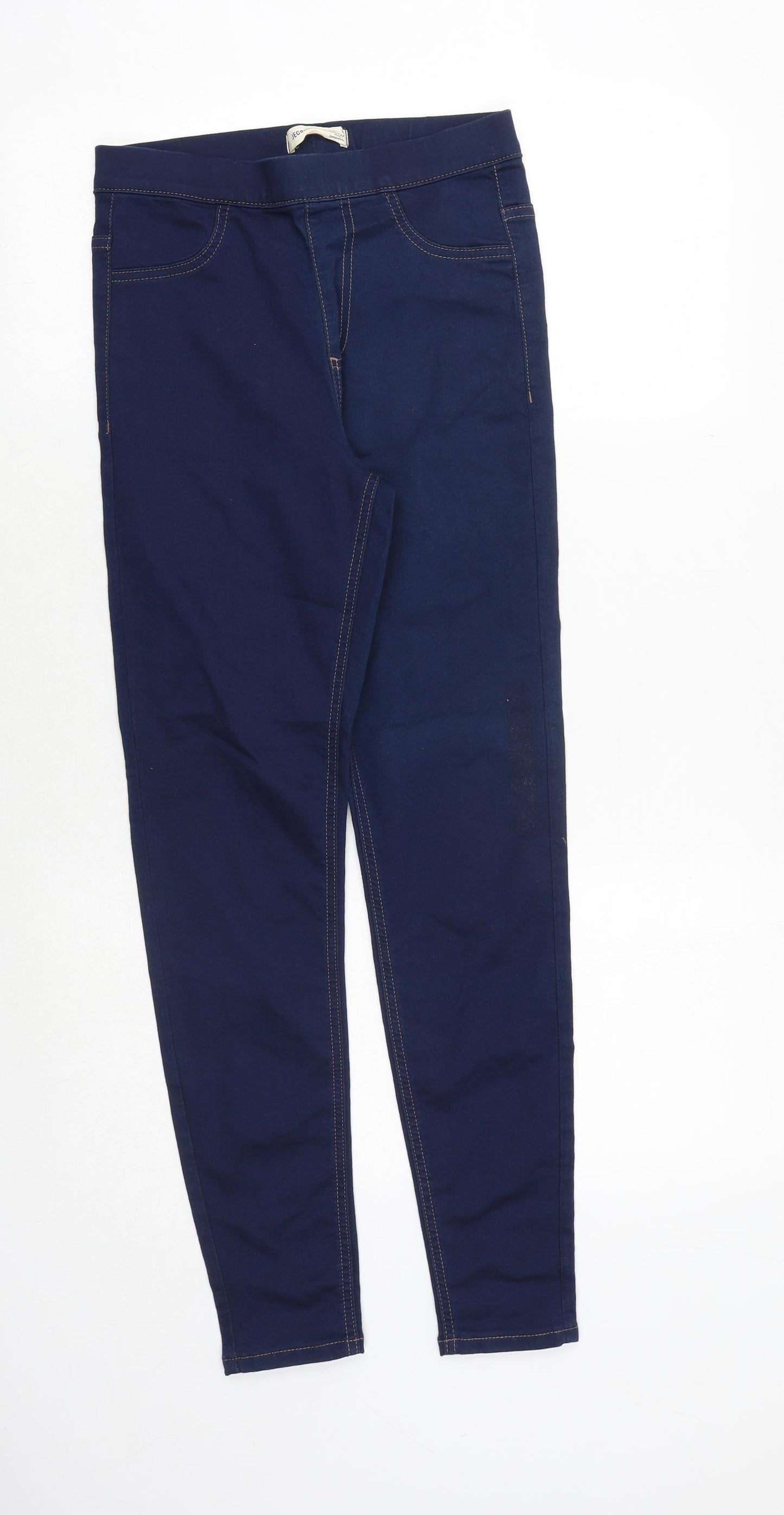 Marks and Spencer Womens Blue Cotton Jegging Jeans Size 8 Regular