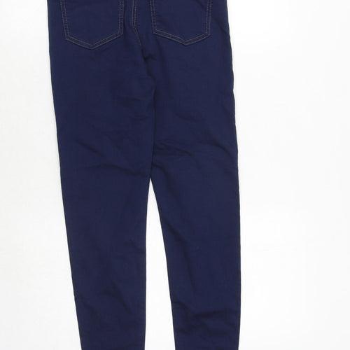 Marks and Spencer Womens Blue Cotton Jegging Jeans Size 8 Regular