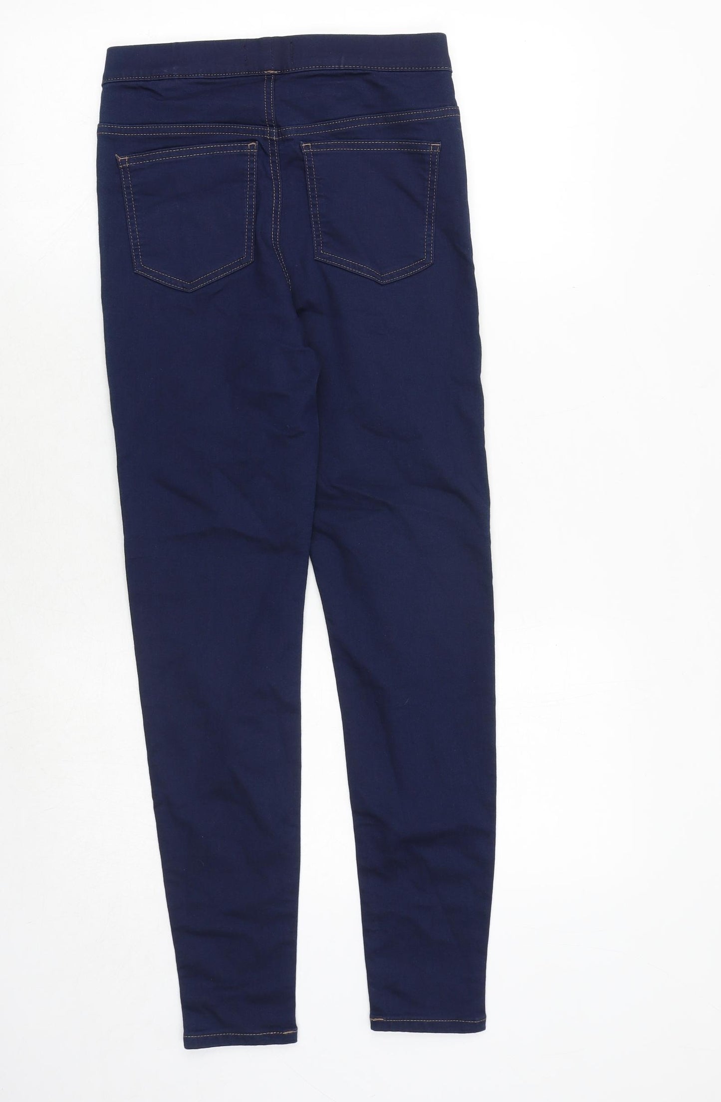 Marks and Spencer Womens Blue Cotton Jegging Jeans Size 8 Regular