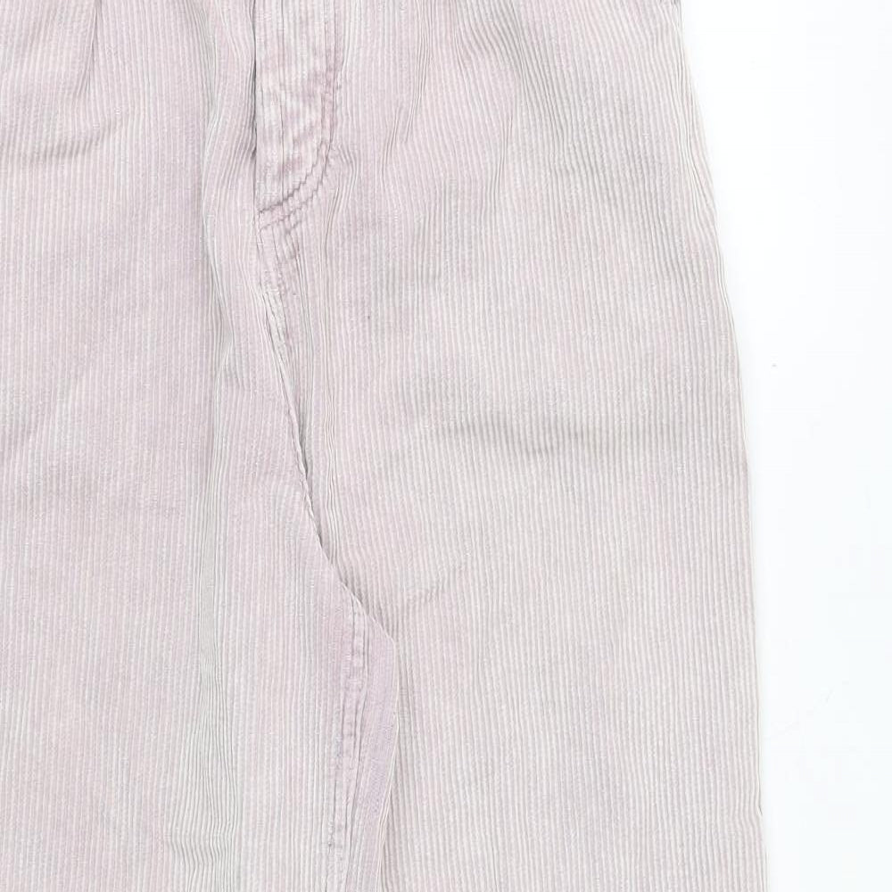 BDG Womens Pink Cotton Trousers Size 27 in L32 in Regular Zip
