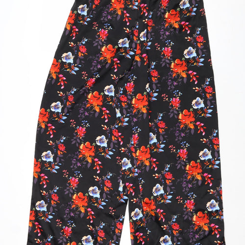 Pour Moi Womens Multicoloured Floral Polyester Trousers Size 14 Regular