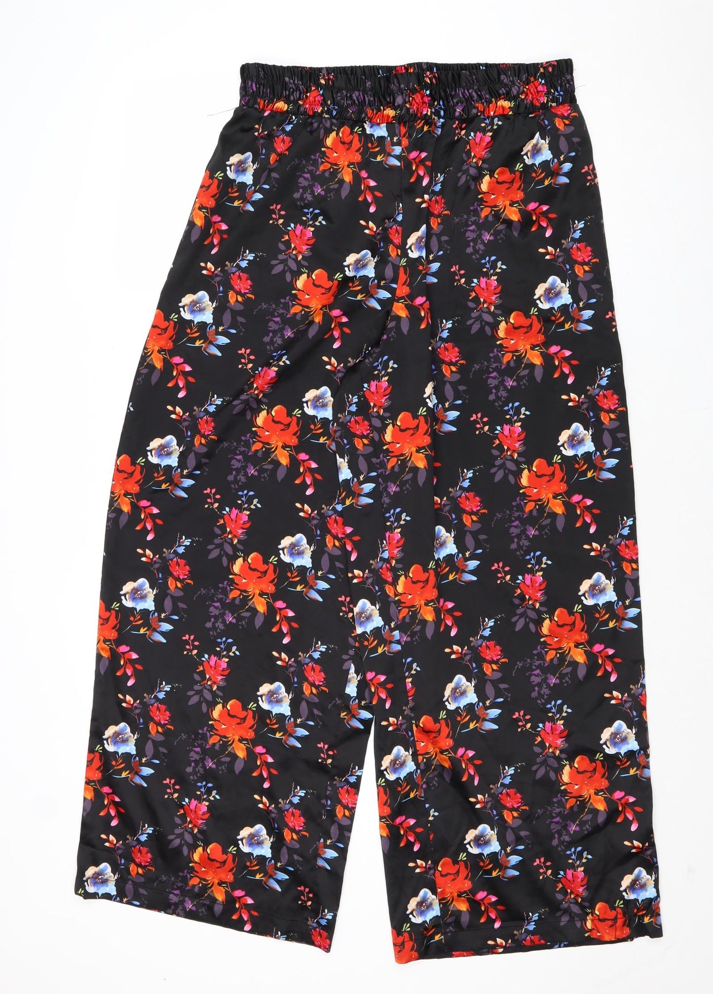 Pour Moi Womens Multicoloured Floral Polyester Trousers Size 14 Regular