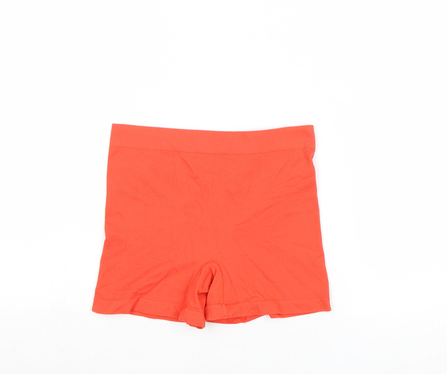 PRETTYLITTLETHING Womens Red Polyester Sweat Shorts Size M Regular Pull On