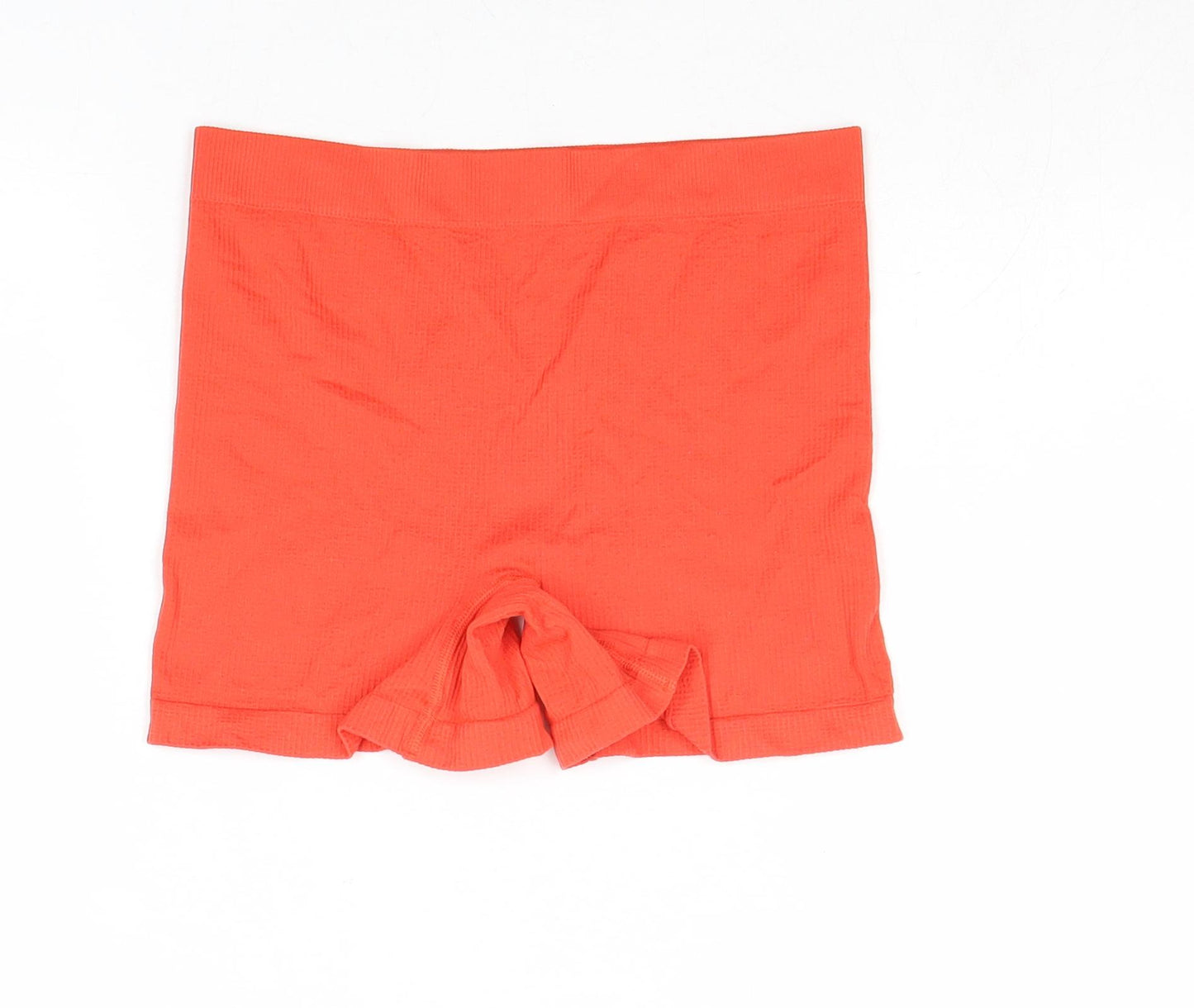 PRETTYLITTLETHING Womens Red Polyester Sweat Shorts Size M Regular Pull On