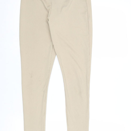 Topshop Womens Beige Polyester Jegging Leggings Size 10