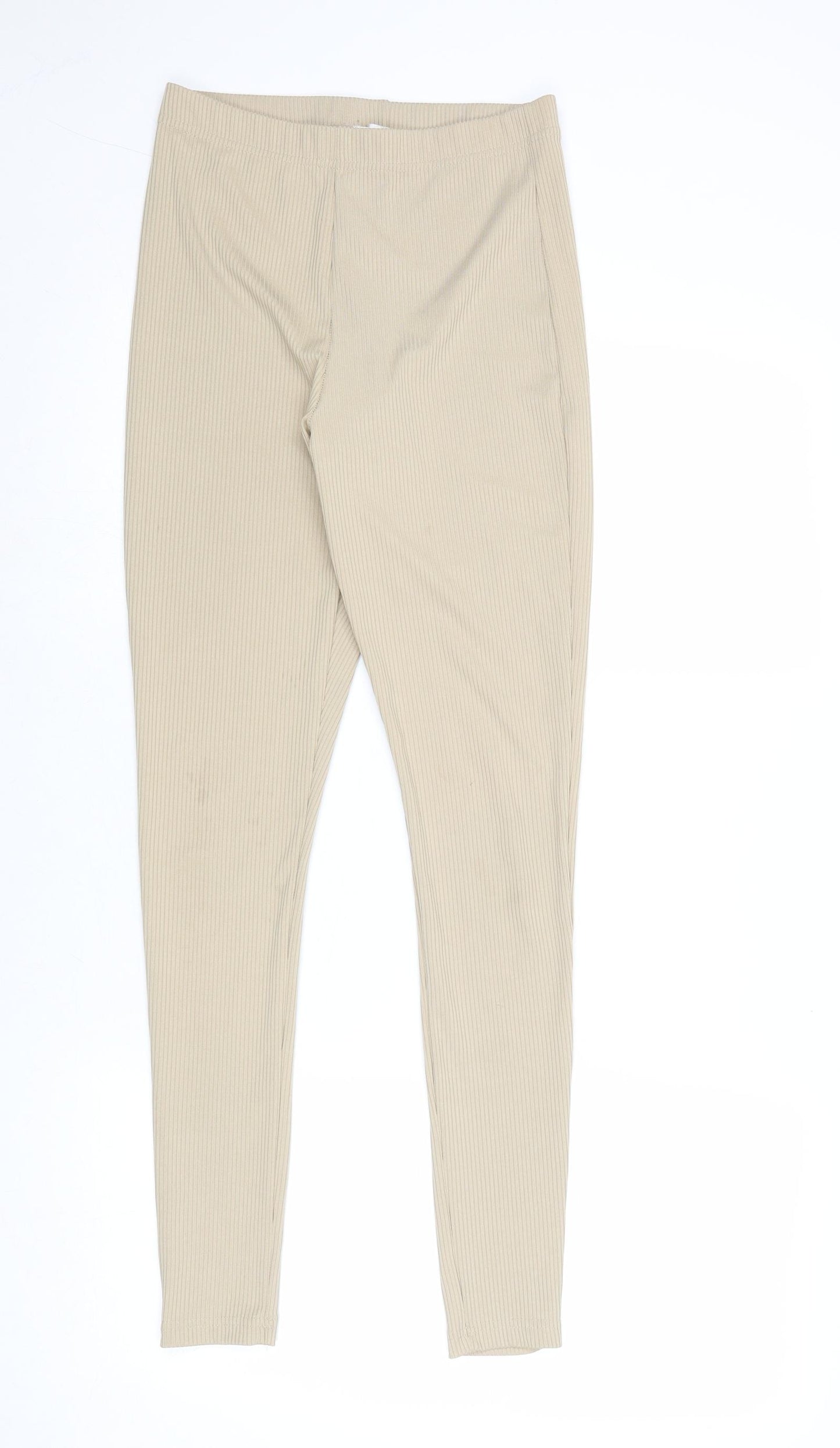 Topshop Womens Beige Polyester Jegging Leggings Size 10