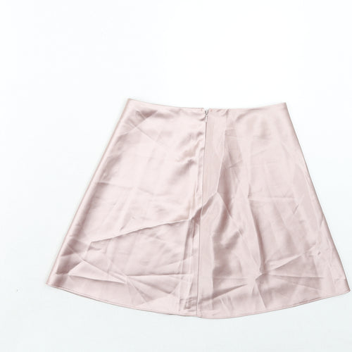 AsYou Womens Pink Polyester Mini Skirt Size 8 Zip