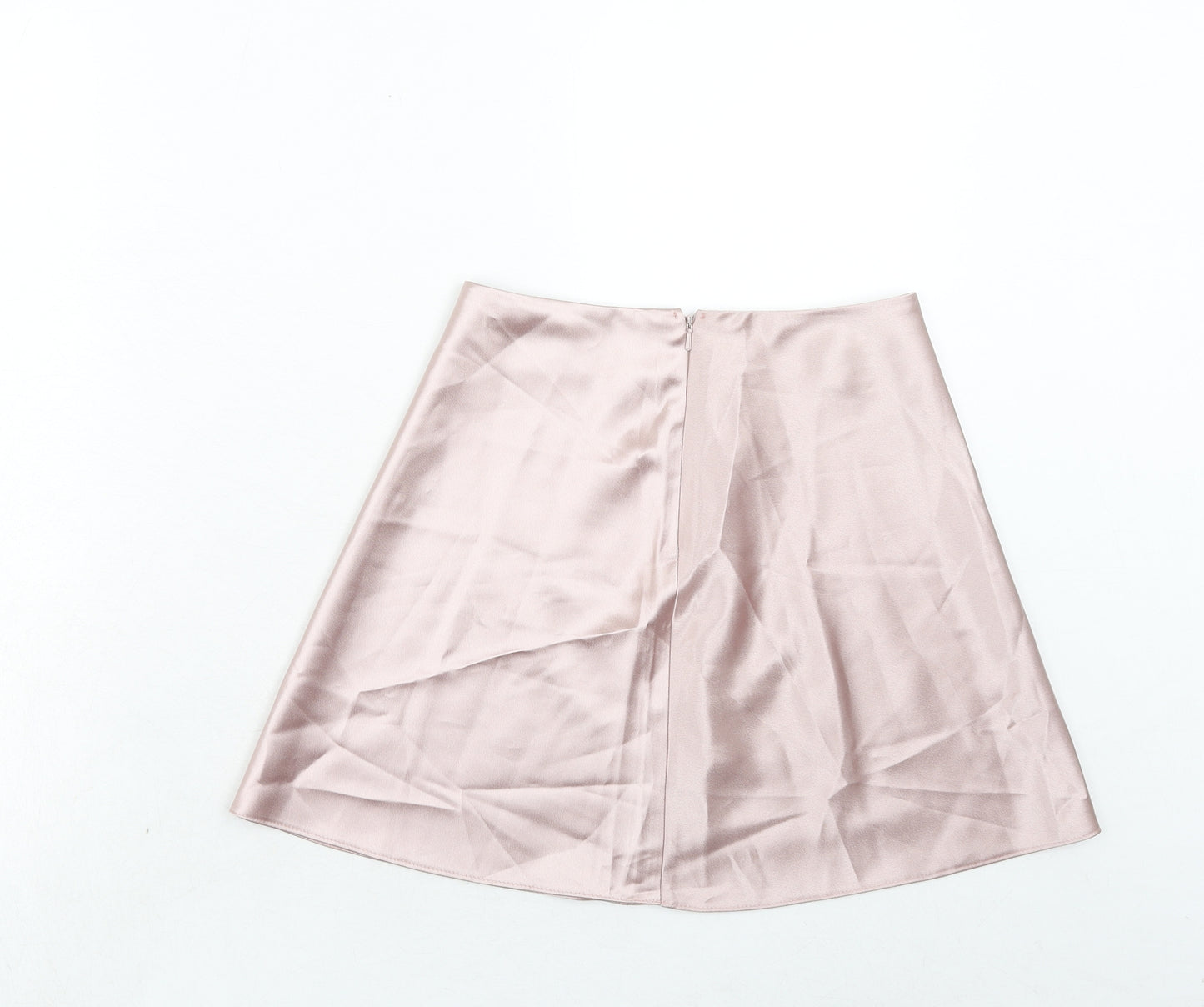 AsYou Womens Pink Polyester Mini Skirt Size 8 Zip