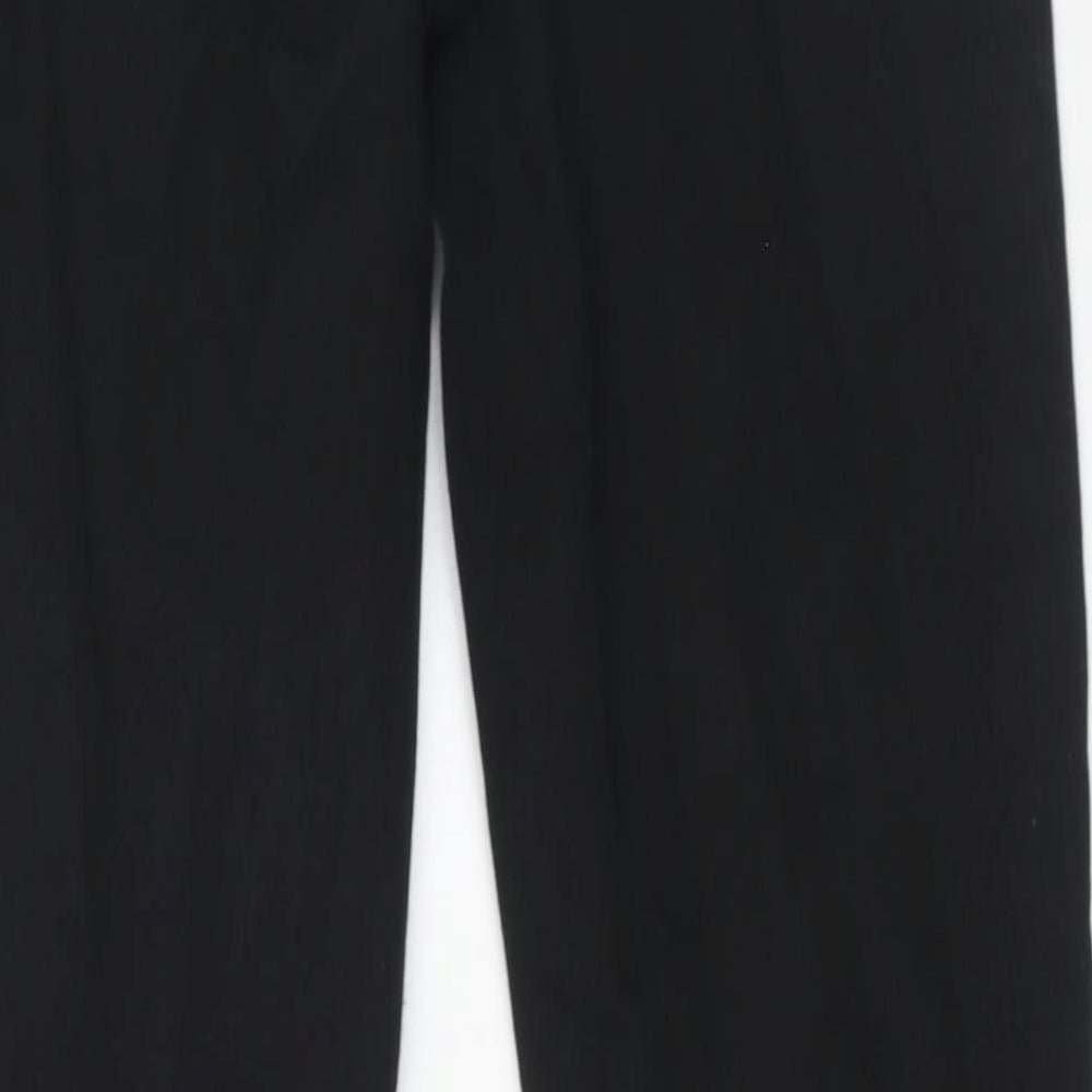 Signature by Levi Strauss & Co. Womens Black Cotton Straight Jeans Size 30 in L32 in Slim Zip