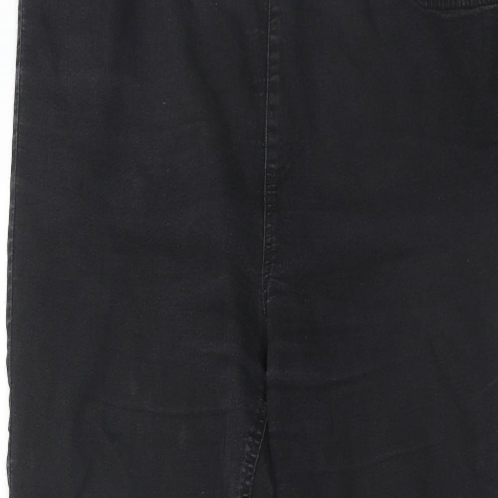 Marks and Spencer Womens Black Cotton Jegging Jeans Size 18 Regular