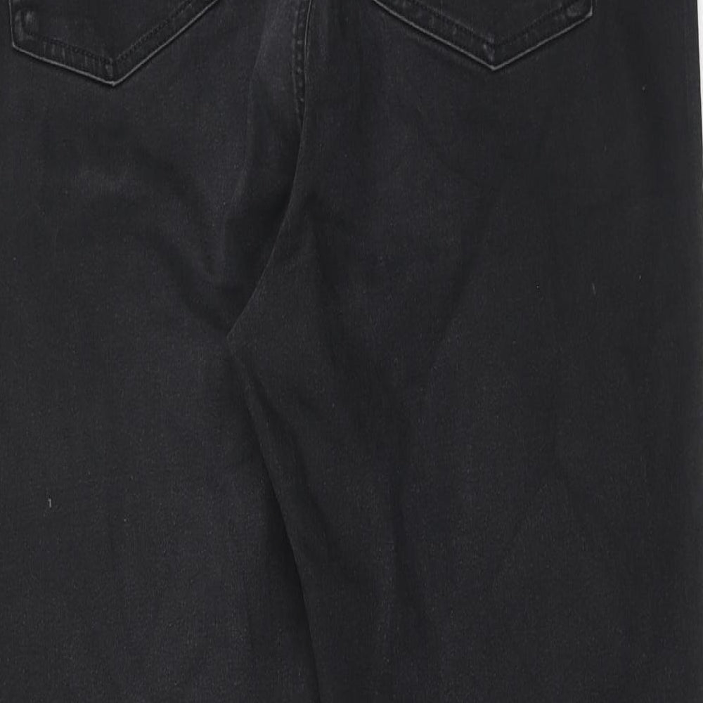 Marks and Spencer Womens Black Cotton Jegging Jeans Size 18 Regular